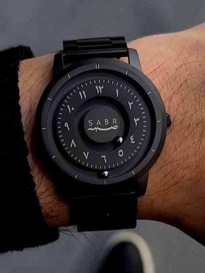 SABR™ Armless Magnetic Ball Watch – Futuristic Minimalism with Arabic Elegance
