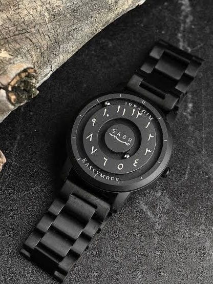 SABR™ Armless Magnetic Ball Watch – Futuristic Minimalism with Arabic Elegance