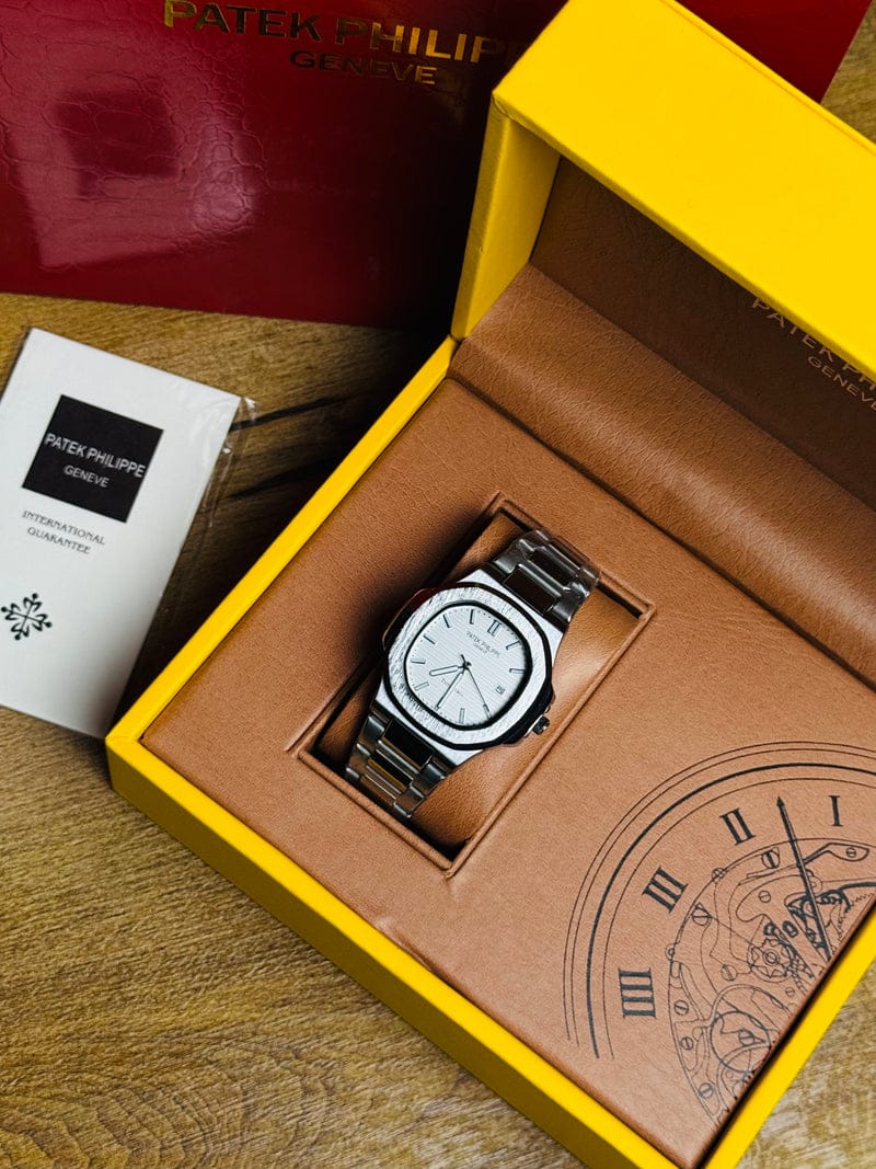 Patek Philippe Geneve | Silver White | Premium Quality
