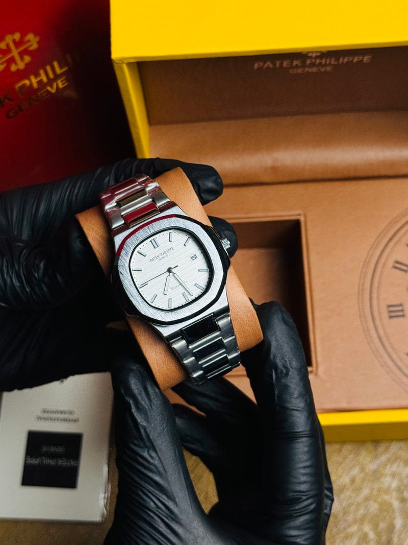 Patek Philippe Geneve | Silver White | Premium Quality