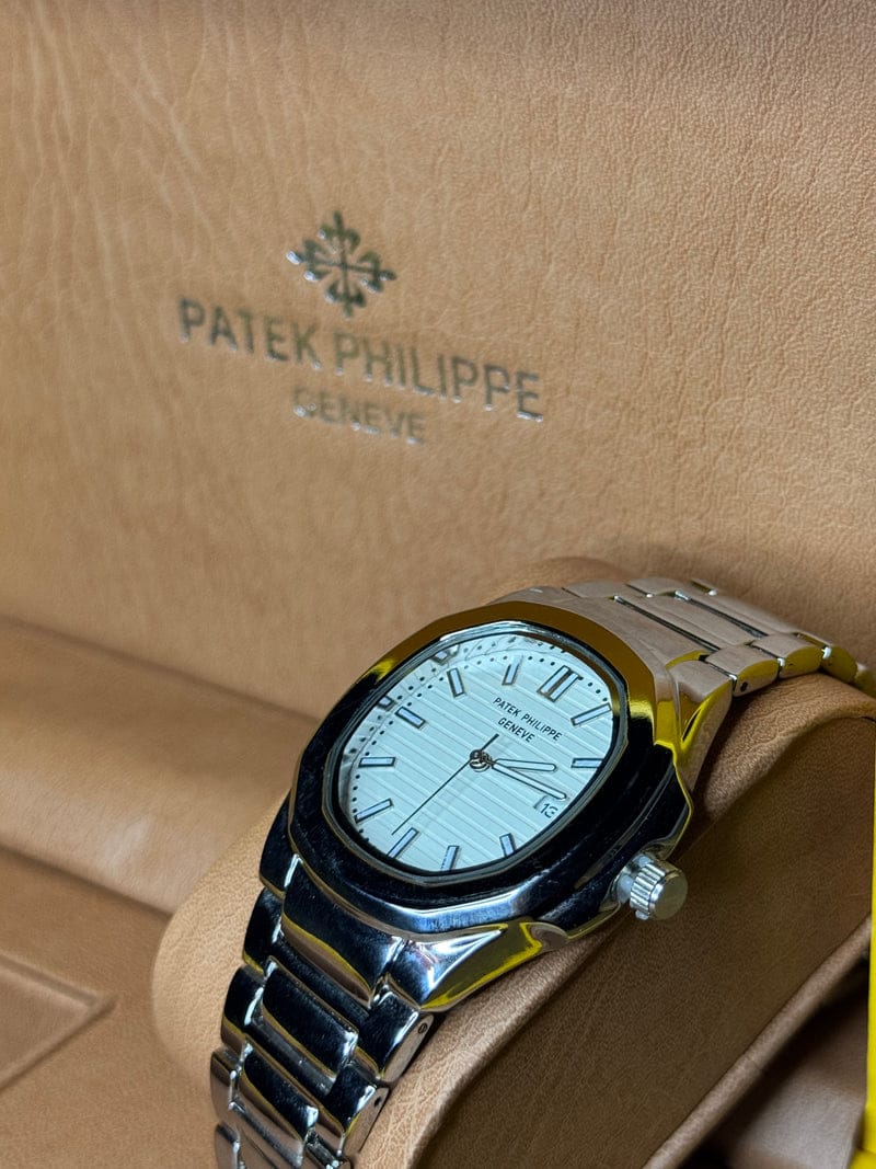 Patek Philippe Geneve | Silver White | Premium Quality