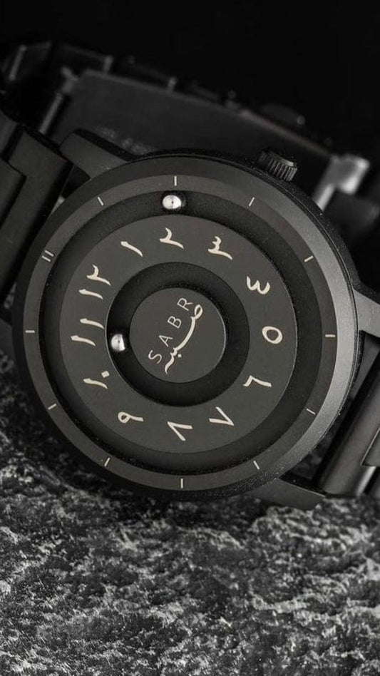 SABR™ Armless Magnetic Ball Watch – Futuristic Minimalism with Arabic Elegance